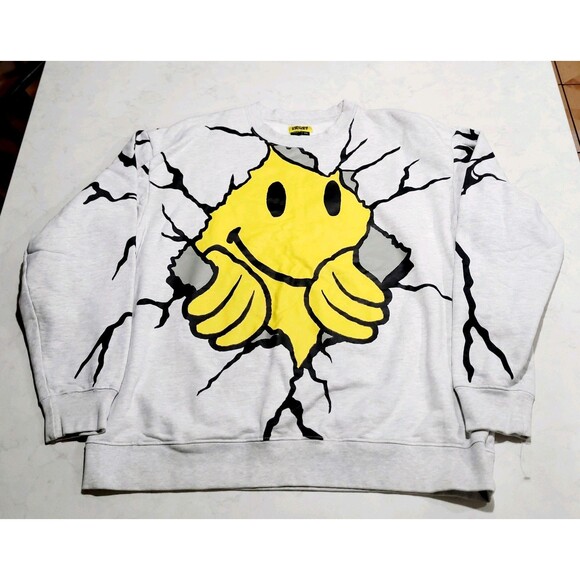 Chinatown Market x Smiley Originals Mens XXL Pullover Crewneck Sweatshirt EUC - Picture 1 of 8